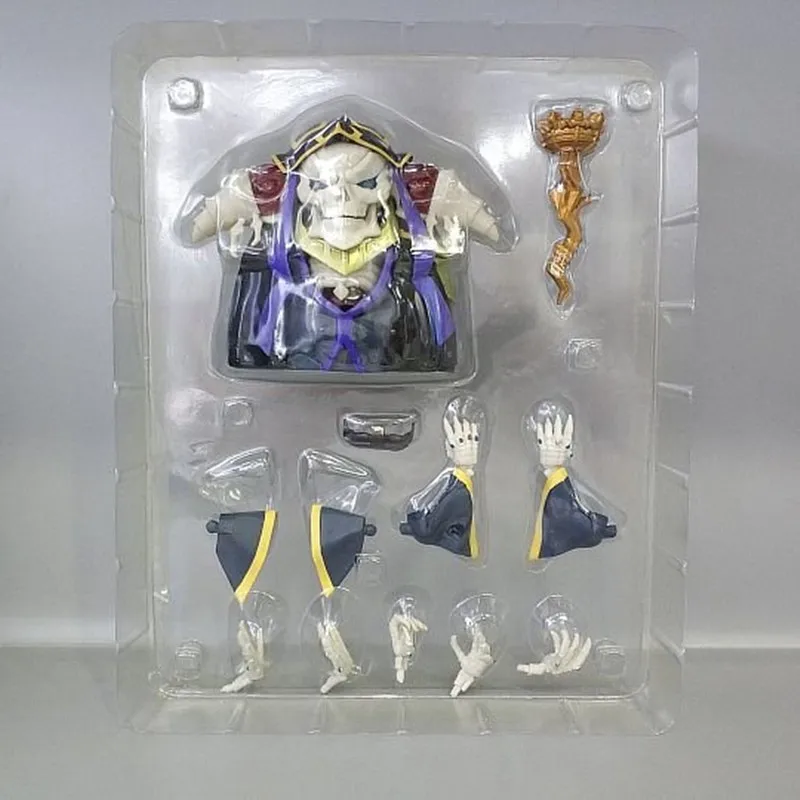 

10cm Hot Anime Ainz Ooal Gown 631# Mini Q Ver. PVC Action Figure Collection Model Toys Decoration Gift Dropshipping Brinquedos