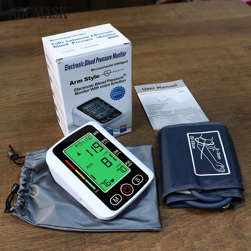 ЖК-дисплей плечевой Автоматический цифровой прибор для измерения артериального
