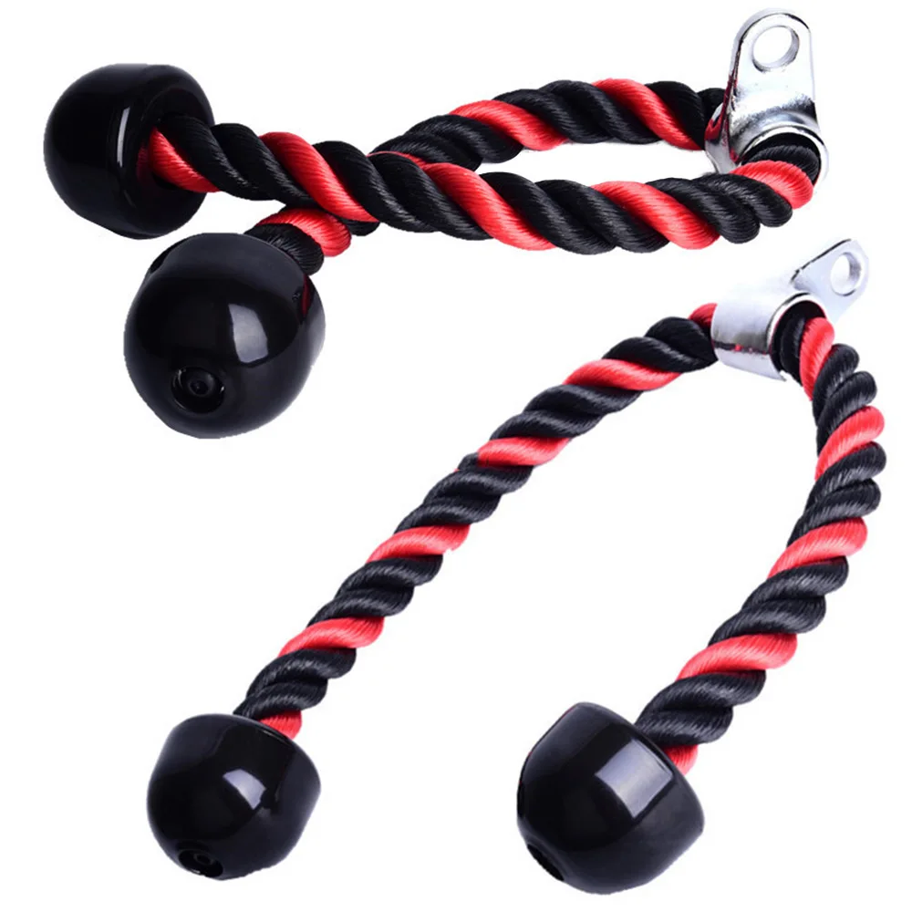 

Rope Crunches Cable Pull Down Laterals Biceps Muscle Training Fitness Body Building Gym Pull Rope Home Gym Workout Equipment