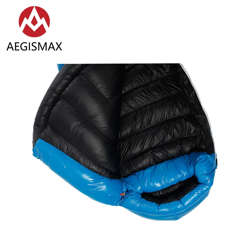 

AEGISMAX D5 Long Outdoor Camping Ultralight Winter Mummy White Duck Down Sleeping Bag