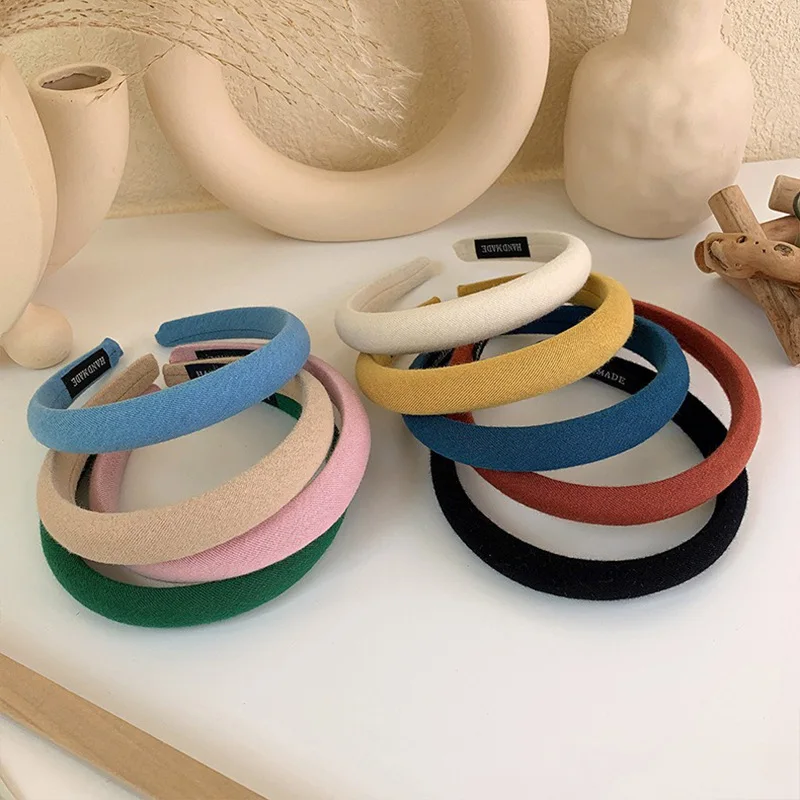

Colorful Wide Hairbands Retro Headbands for Women Head Band Hair Hoop Girls Hair Bands Accessories Hair Bundles Clips Barrettes