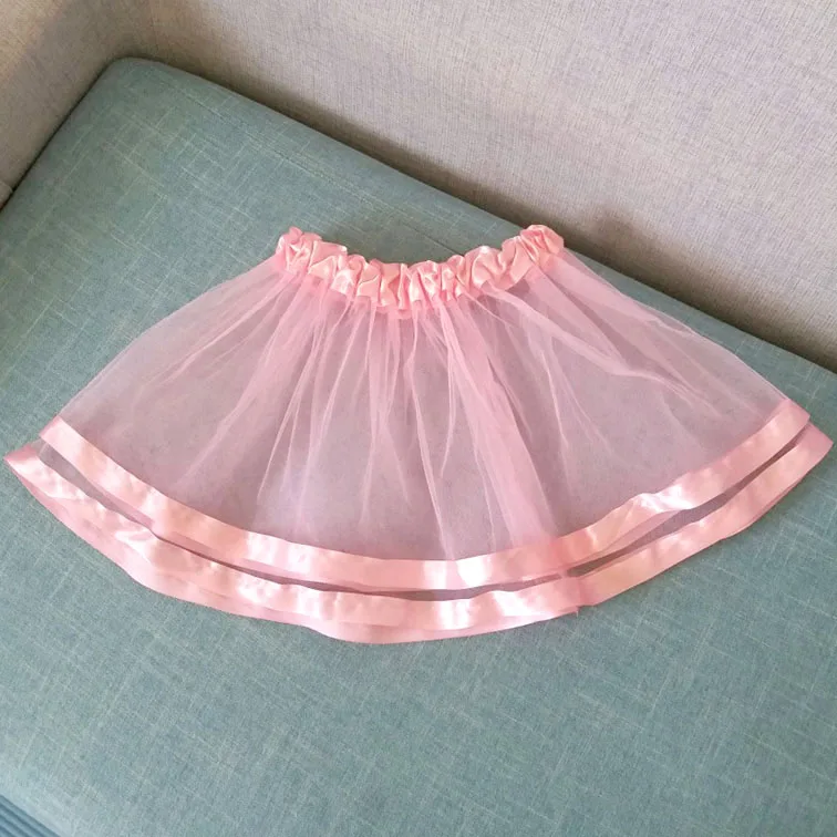 

Детская фатиновая мини-юбка-пачка, летняя Короткая юбка для малывечерние, для вечеринки, дня рождения, розовая