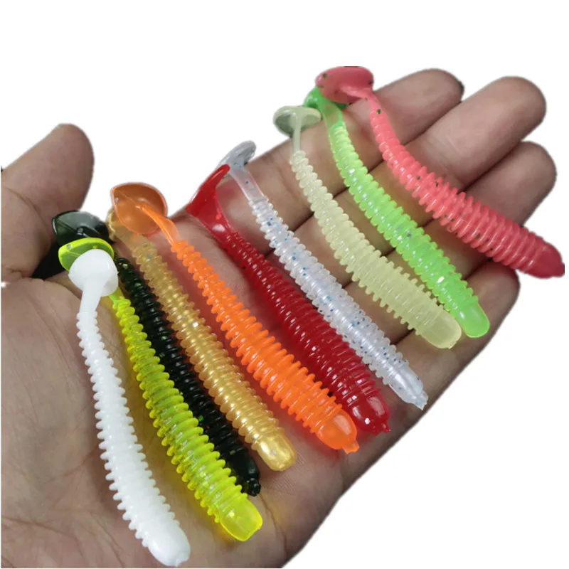 10 шт. Мягкая силиконовая рыболовная приманка 50 мм 2019 г|Наживки для рыбной ловли| |