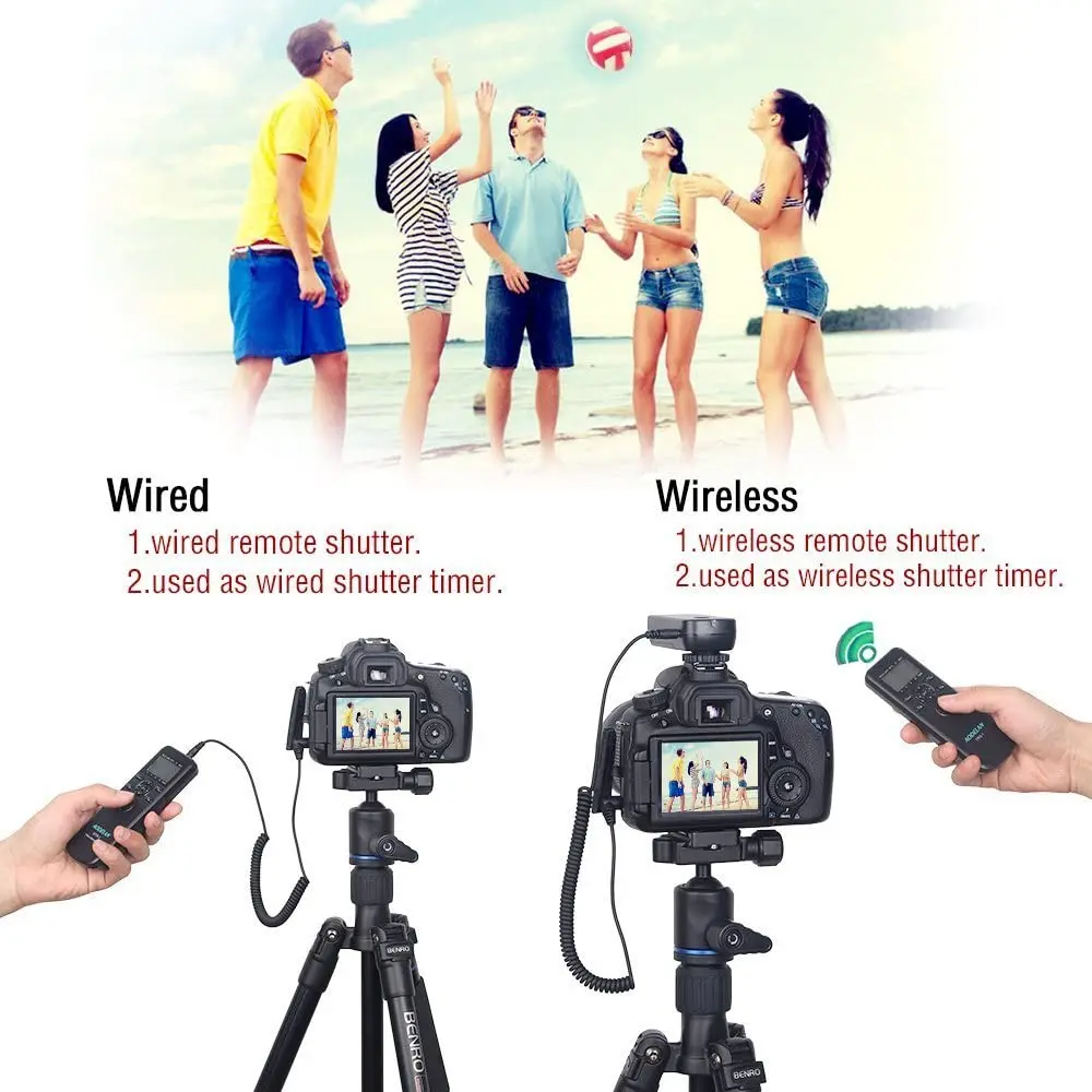 AODELAN Камера таймер Беспроводной спуском фотографического затвора Пульт