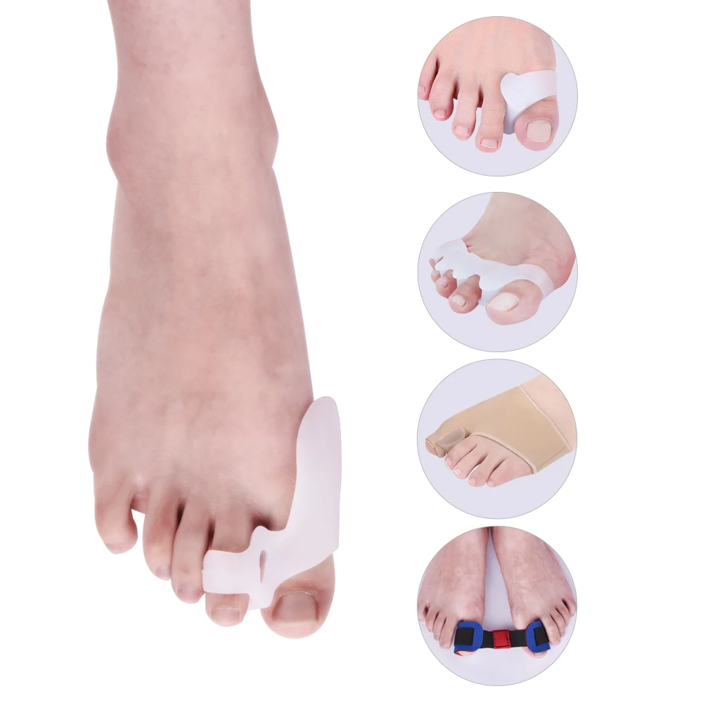 

Comfortable Soft Toes Protecting and Correcting Nine PCS of Universal Toe Separators Per Set Effective for Women Men Children