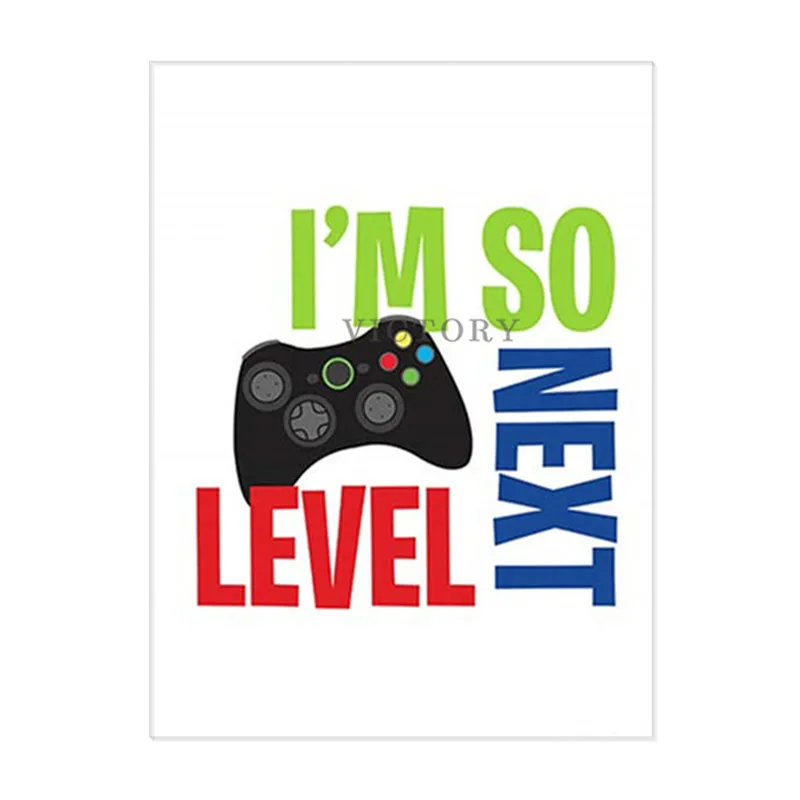 

Video Game Wall Art Watercolor Painting Game Room Decoration Abstract Quality Cartoon Posters Art Decor Canvas Painting