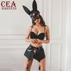 Портупея женская кожаная на бедра, готический организм