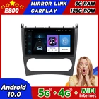 Автомагнитола 2DIN, 6 ГБ ОЗУ 128 Гб ПЗУ, 9 дюймов, Android 10, GPS навигатор для Mercedes Benz W203 W209 W219 A Class A160 C180 C200