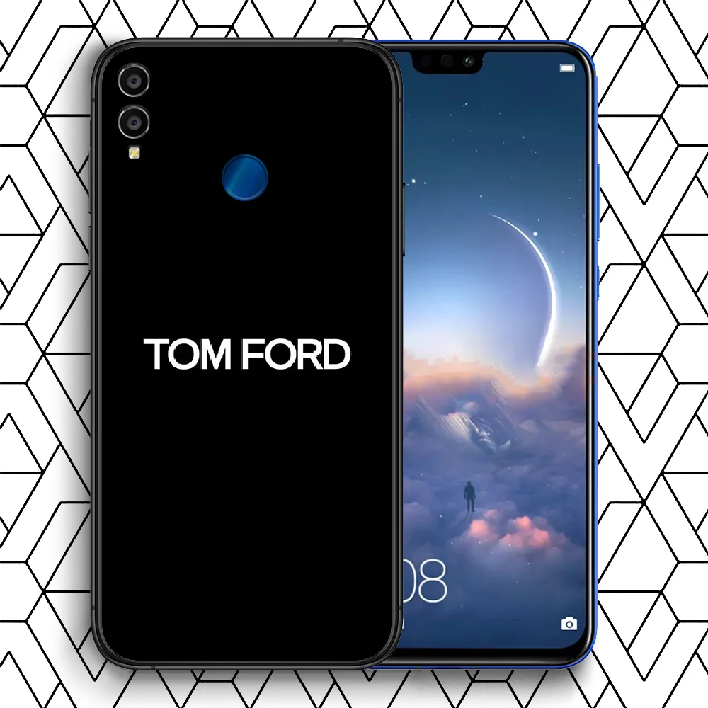 

Cosmetic luxury brand Phone Case For Huawei Honor 6A 7A 7C 8 8A 8X 9 9X 10 10i 20 Lite Pro Play Black Cell Pretty Hoesjes Tpu
