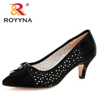royyna 2020 new designers fashion high heels women pumps spring autumn pointed toe shoes ladies office work shoes feminimo comfy