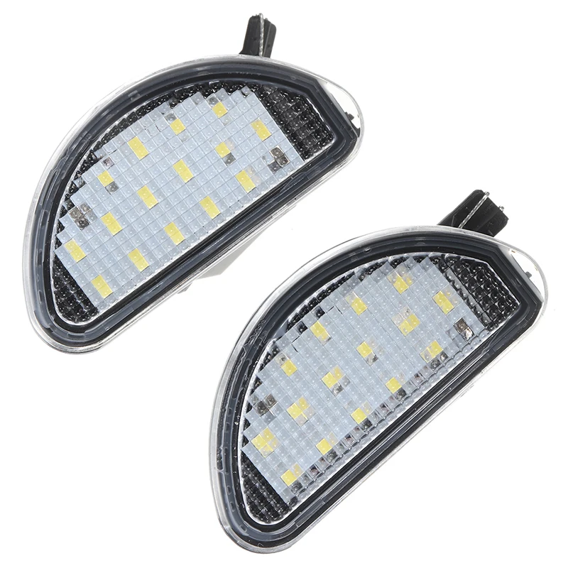 

For Toyota Aygo MK I 2005-2014 2pcs 15 SMD White LED Car Auto Licence Number Plate Light Lamp DIY Repair Accessories Parts