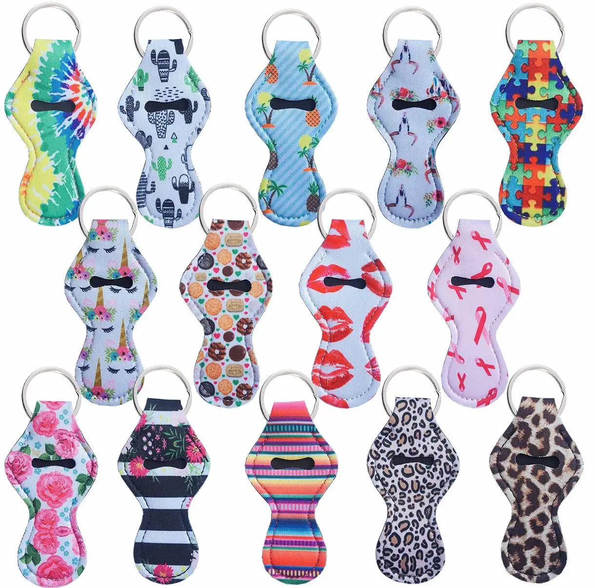 Держатель Chapstick брелок неопреновый бальзам для губ держатель ключей легкий