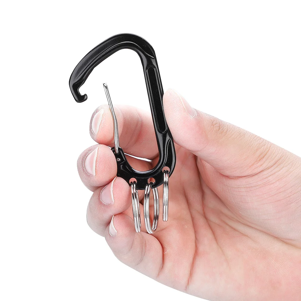 

Aluminium Alloy Carabiner Mountaineering Lock D Buckle Outdoor Climbing Accessory Suitable for using in mountaineering, climbing