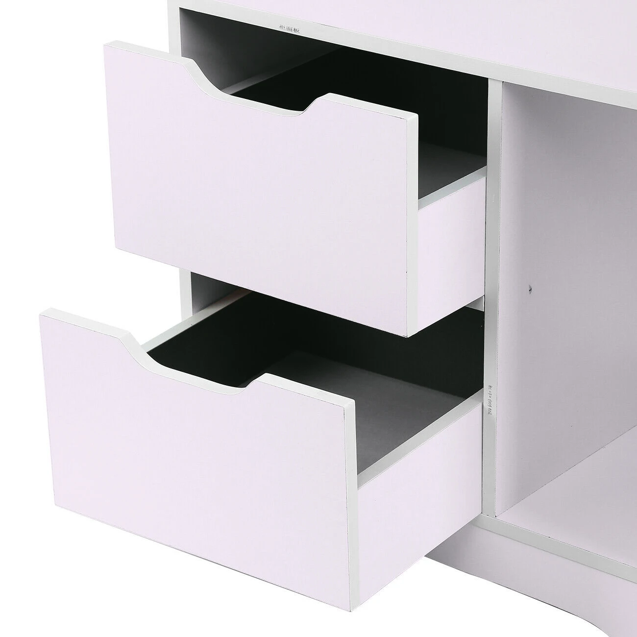 

Yonntech Modern Bedside Table With 2 Drawers Shelves Coffee Table Storage Bedroom Furniture Wooden Side Table