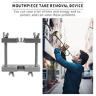 Профессиональный Съемник мундштука-Труба латунный Съемник мундштук инструмент для удаления мундштуков легкий портативный музыкальный элемент