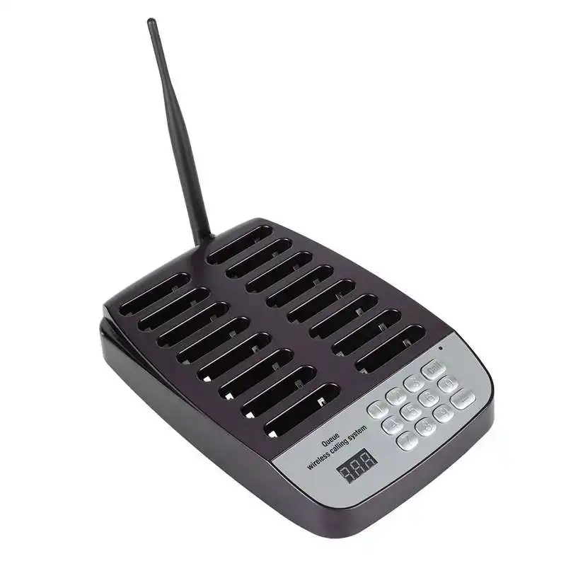 SU 66 ресторанная Беспроводная система вызова пейджеров с 16 приемниками для церкви
