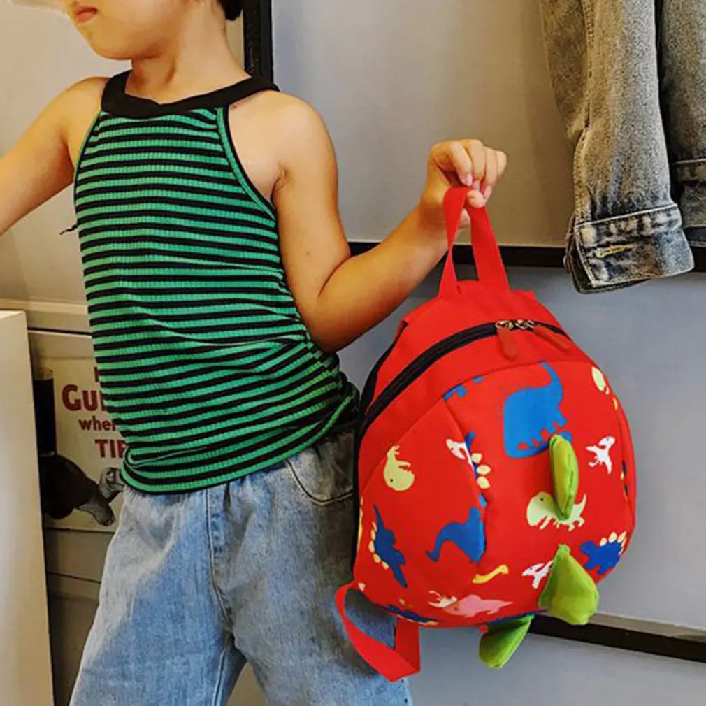 

Dinosaur Print Toddler Mini Backpack With Leash Kids Harness Bookbag Anti Lost Children's Backpack For Children