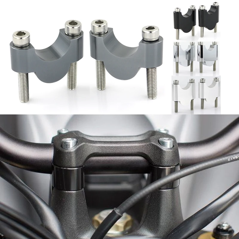 22 мм 7/" Руль стояки жир бар стояк ЧПУ для Suzuki GN125 GN250 GN400 DL250 V-Strom 650 DL650 V-Strom 1000 DL1000 XT DL1000A