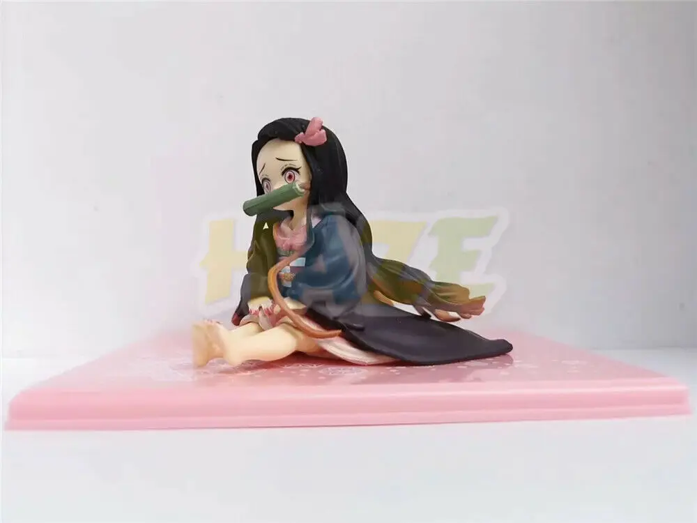 Горячая аниме демон убийца: Kimetsu no Yaiba Q Ver. Kamado Nezuko 6 5 см ПВХ фигурка Фигурка Статуя