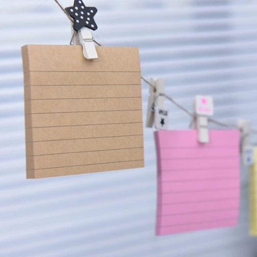 Квадратный для клеющего материала блокнот заметок сообщение портативный