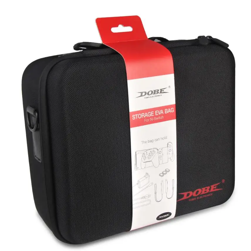 

For Nintend Switch NS Console Multifunction Storage Travel Carrying Bag Protective Cover Hard Shoulder Box Big Space Case
