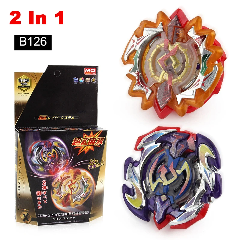 2 шт./компл. Bey blades Burst с Launcher B126 комбинация 3 типа