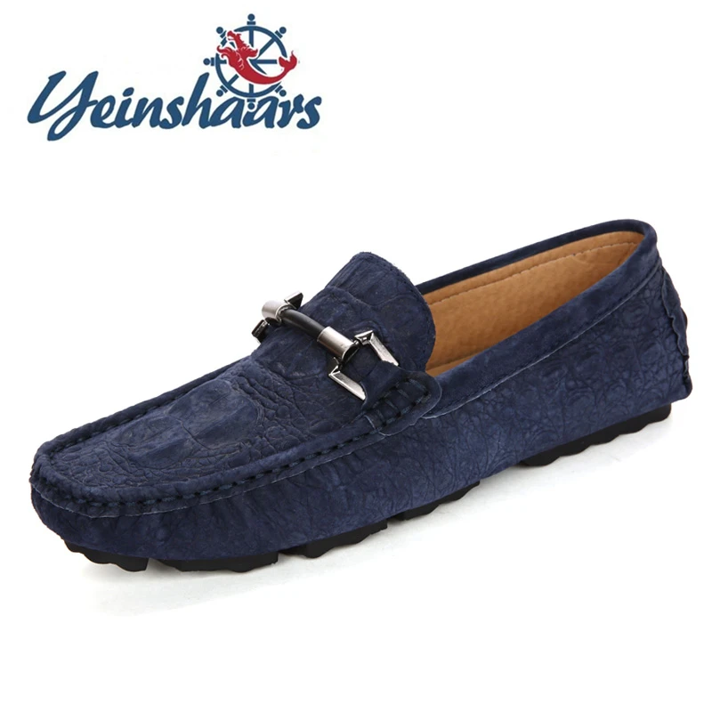 Мужские удобные лоферы Модная мужская обувь без шнуровки Винтажная Уличная на