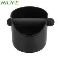hilife coffee grind knock box cafe accessories anti slip coffee grind dump bin household coffee tools espresso grounds container