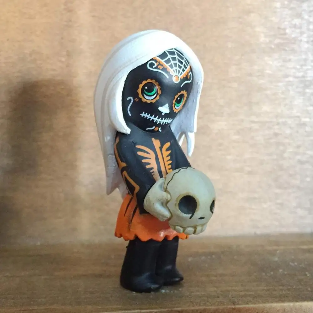 Мини-кукла ужасов живая мертвая кукла серия воскресение мини фигурка 8 см Calavera