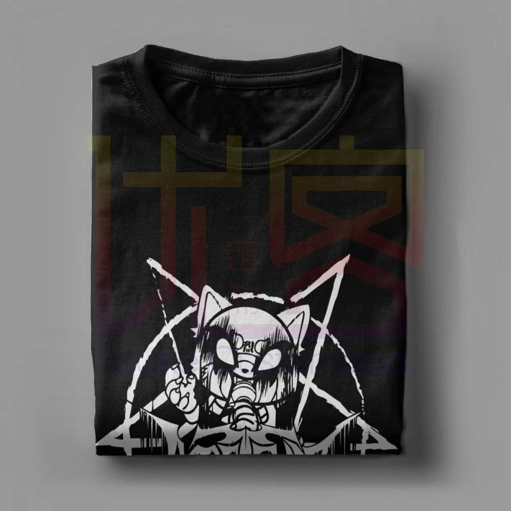 Man's T Shirts Blackggretsuko Aggressive Retsuko Hipster Short Sleeves Tee Shirt Crewneck Clothes 100% Cotton Printed T-Shirt |
