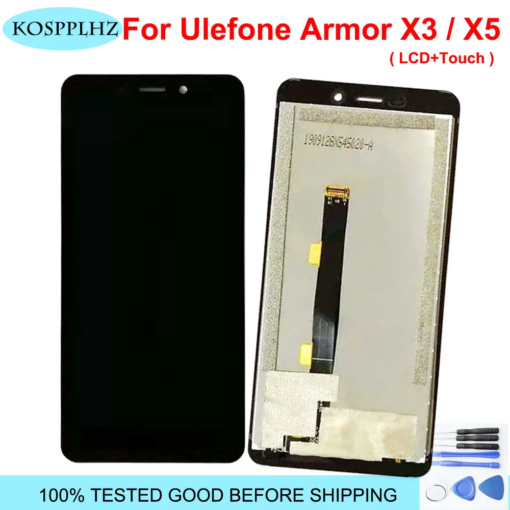 ЖК дисплей и сенсорный экран для Ulefone Armor X5 5 дюйма качественно протестированный