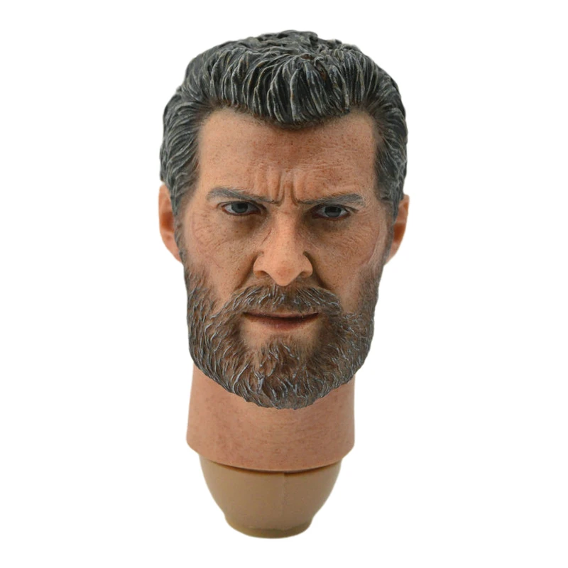 1/6 голова w/Шея старый хуг Джекман для Logan x Man горячие игрушки|head 1/6|1/6 headhot toys head |