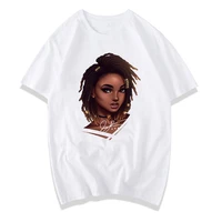 fashion printed tshirt melanin black girl print female t shirt aesthetict shirts women tops tees