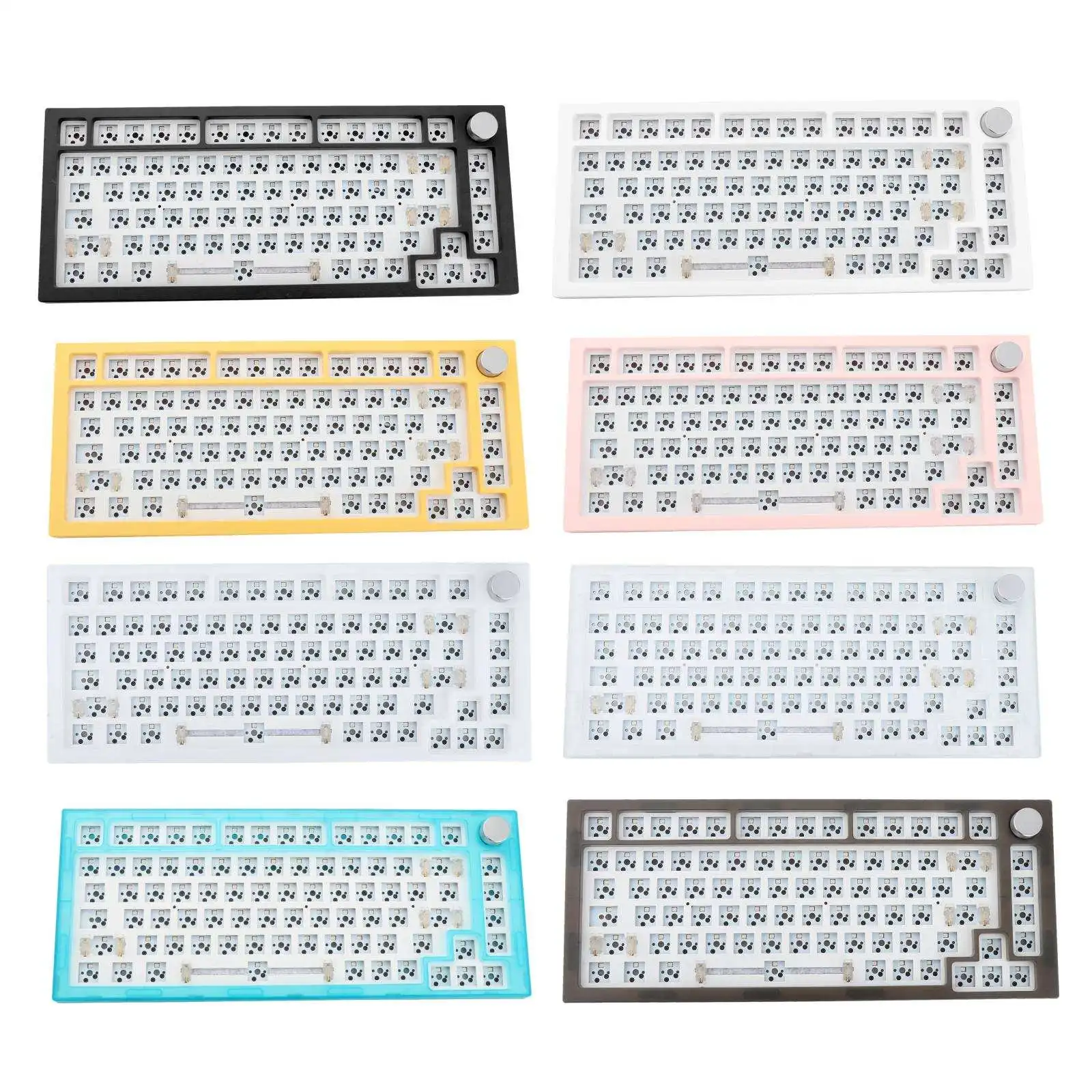 

82 клавиши механическая клавиатура DIY Kit Hot Swappable Nt75 Custom 75% макет прокладки клавиатуры для CHERRY Kailh