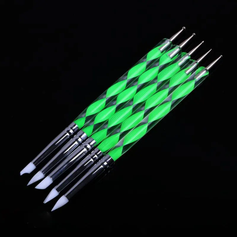 

5 шт., силиконовые шарики для дизайна ногтей