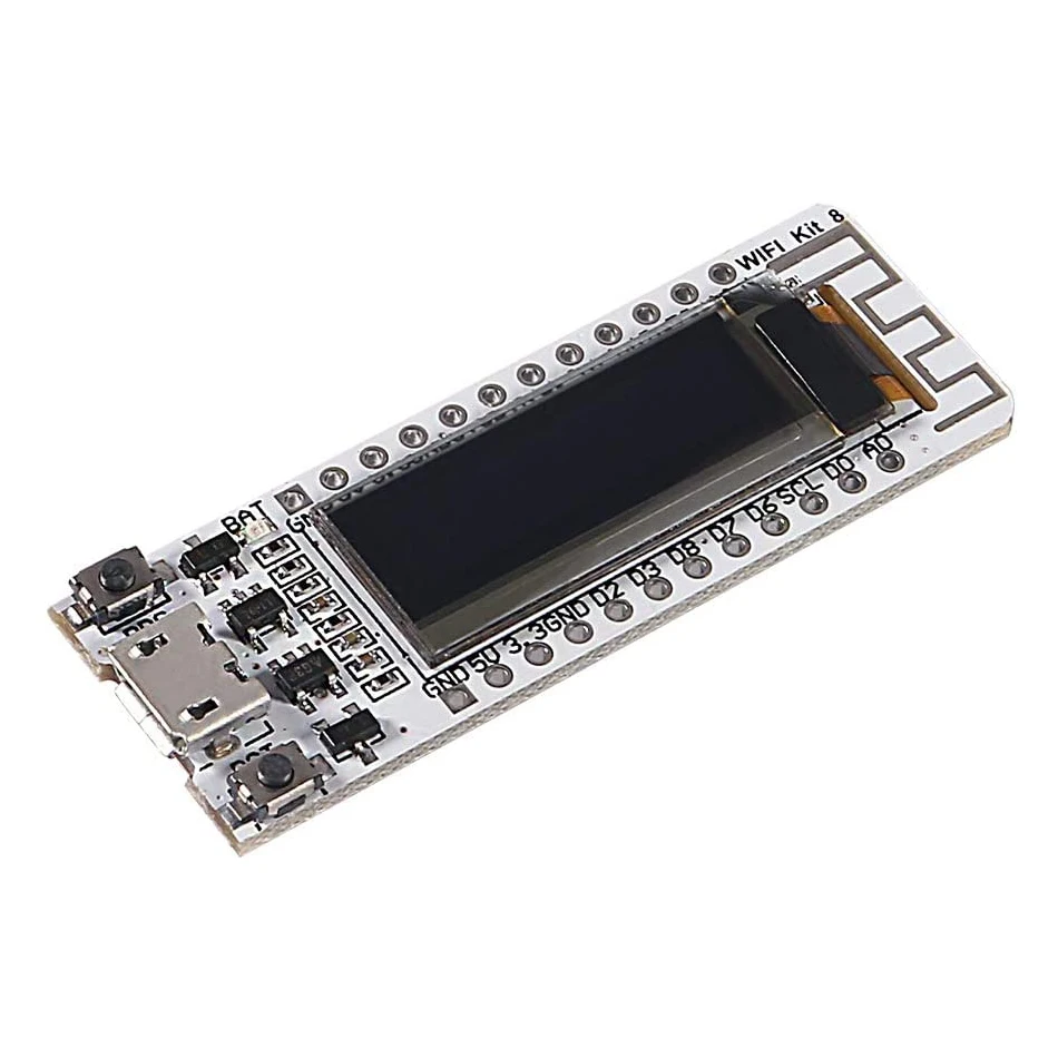 Макетная плата ESP8266 с органическим светодиодом 0 91 дюйма Wi-Fi OLED-дисплей CP2102 для