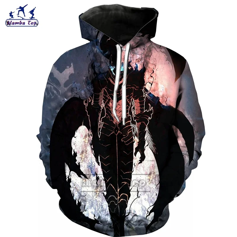 Толстовка Mamba Мужская с длинным рукавом Модный свитшот 3D рисунком аниме соло