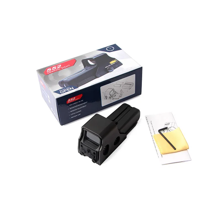 552 Красный Зеленый точечный прицел охотничий голографический рефлекторный с 20 мм