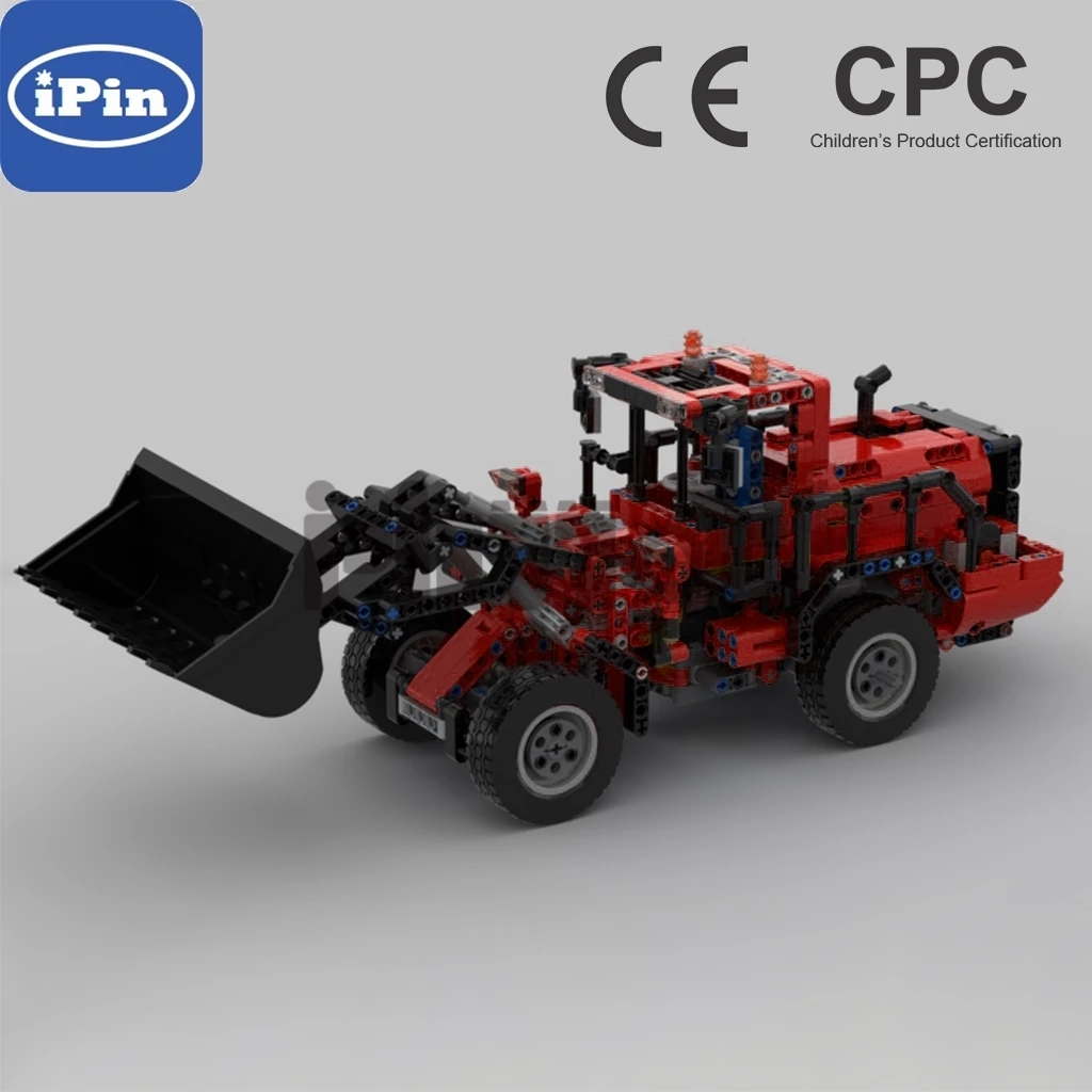 

Moc-38914 large forklift double remote control 1081pcs Boy Gift mosaic building block technology accessories