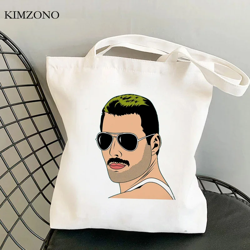 

Freddie Mercury сумка для покупок, Холщовая Сумка для покупок, хлопчатобумажная сумка