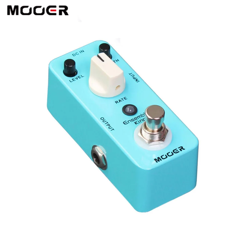 MOOER Ensemble King аналоговый Хор гитарный эффект педали истинный обход металлический корпус Мини педаль гитарные части и аксессуары