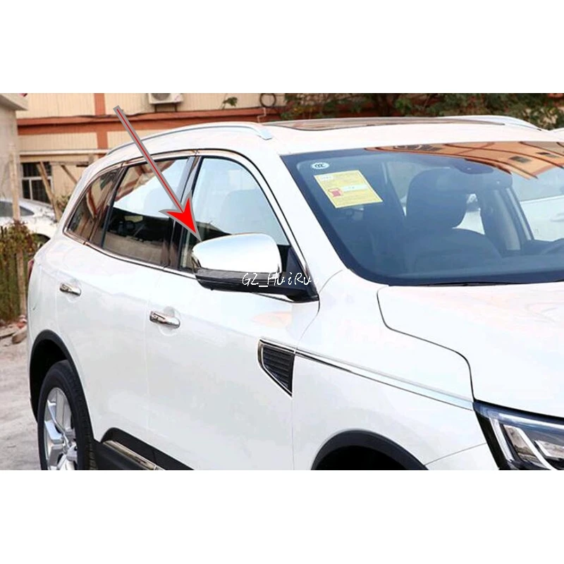 2 шт. ABS заднего вида для боковой двери Зеркала Кепки отделка декор Renault Koleos 2017|rear