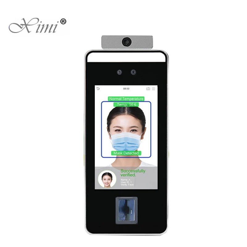 

ZK SpeedfaceV5L-TD TCP/IP Fingerprint Face Facial Recognition Time Attendance Access Control With Body Temperature Detection