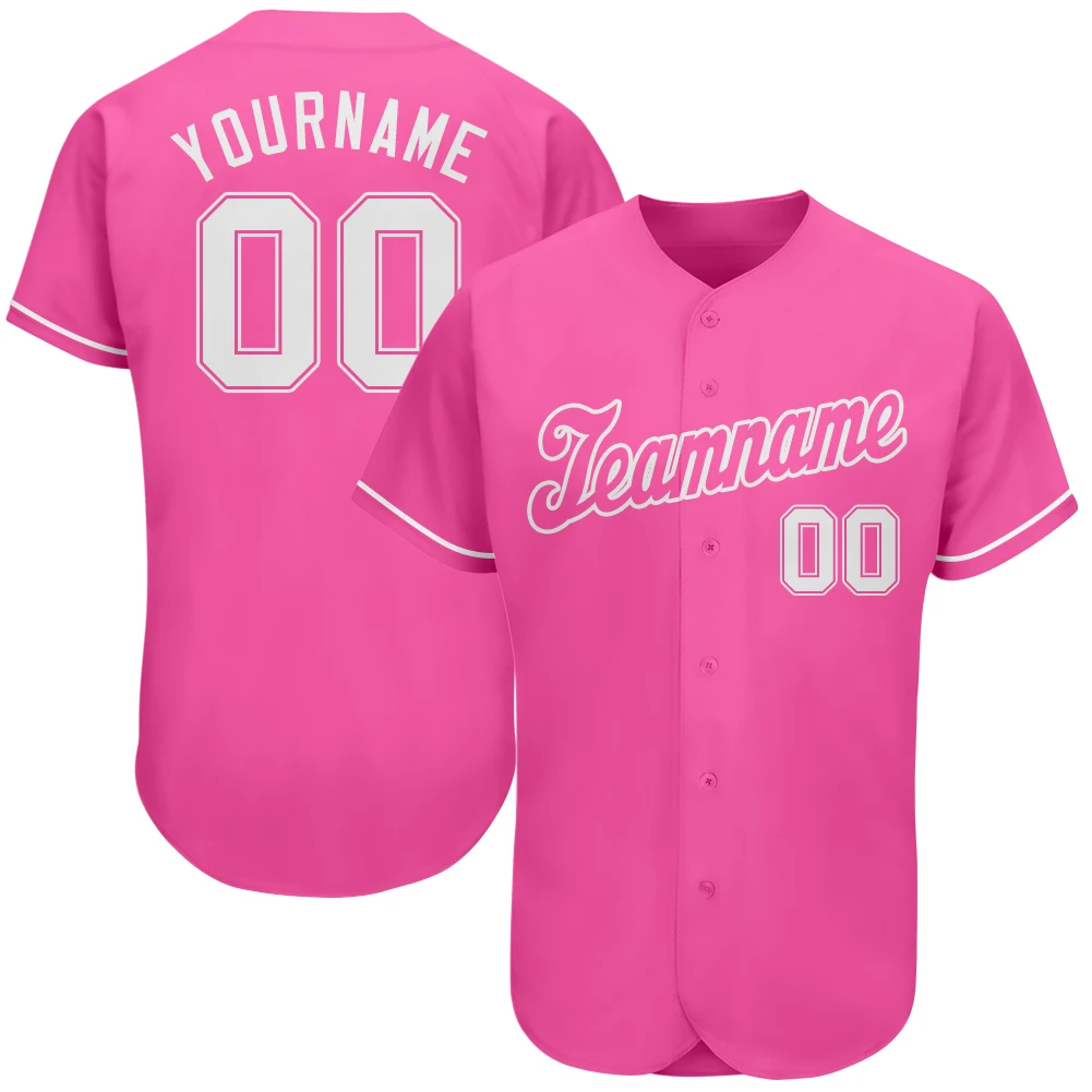 

High-quality Custom Couple Baseball Jersey Print Your Name/Number Breathable V-neck Shirts for Men/Lady/Child Any Color Big size