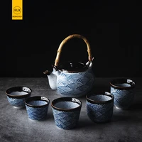 rux workshop japanese style household teapot ceramic tea cup water cup restaurant tea pot
