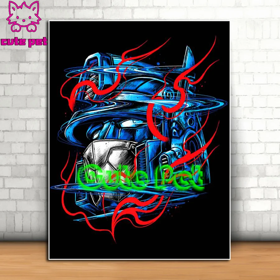 

DIY Diamond Painting Halloween grim Reaper Diamond Embroidery reaper Full Display Rose helmet Cartoons Rhinestone Cross Stitch