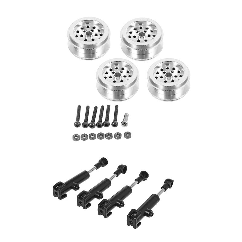 

Модернизированные запасные части, металлический обод колеса с 4 шт. RC, обновление, OP фитинги, аксессуары «сделай сам», запчасти, амортизатор