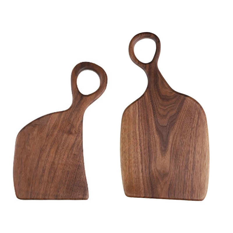 

Розничная продажа, доска для резки из черного ореха, креативный лоток для резки фруктов