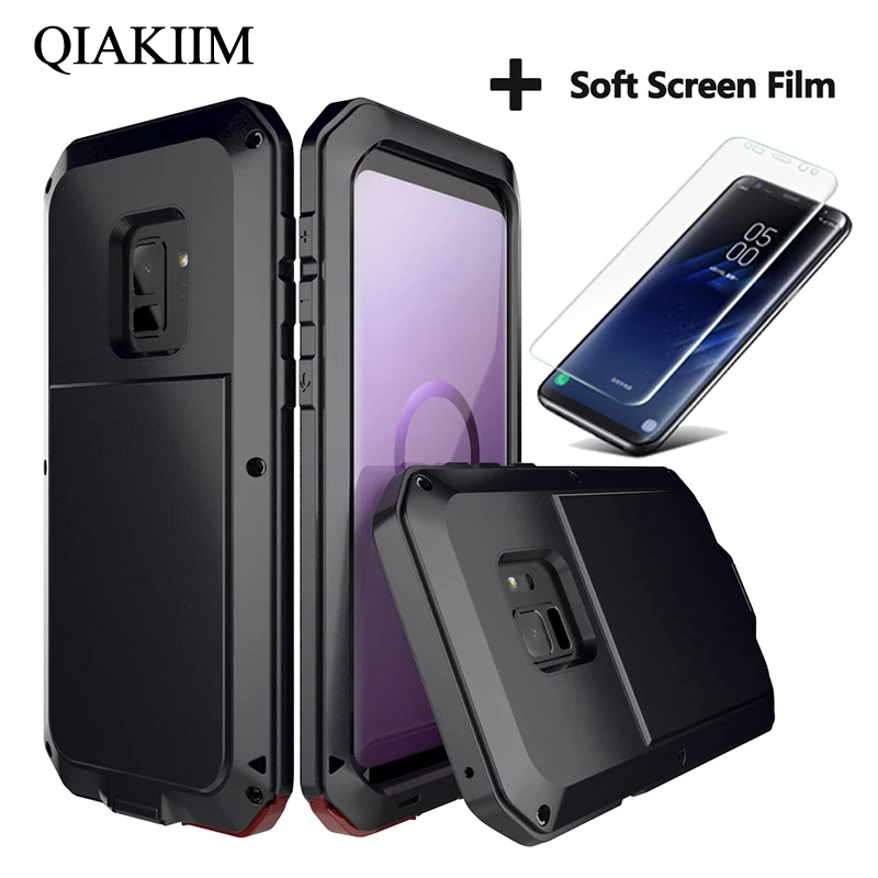 Роскошный Металлический противоударный чехол Doom для Samsung Galaxy S7 Edge S8 S9 S10 Plus S10e Note 10