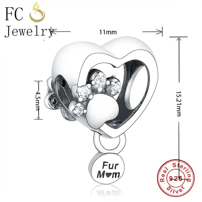 FC ювелирные изделия подходят оригинальный Pan талисман браслет 925 серебро